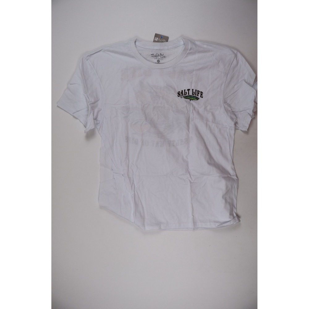 Salt Life T Shirt Salty Way Of Life White Graphic XL NWT